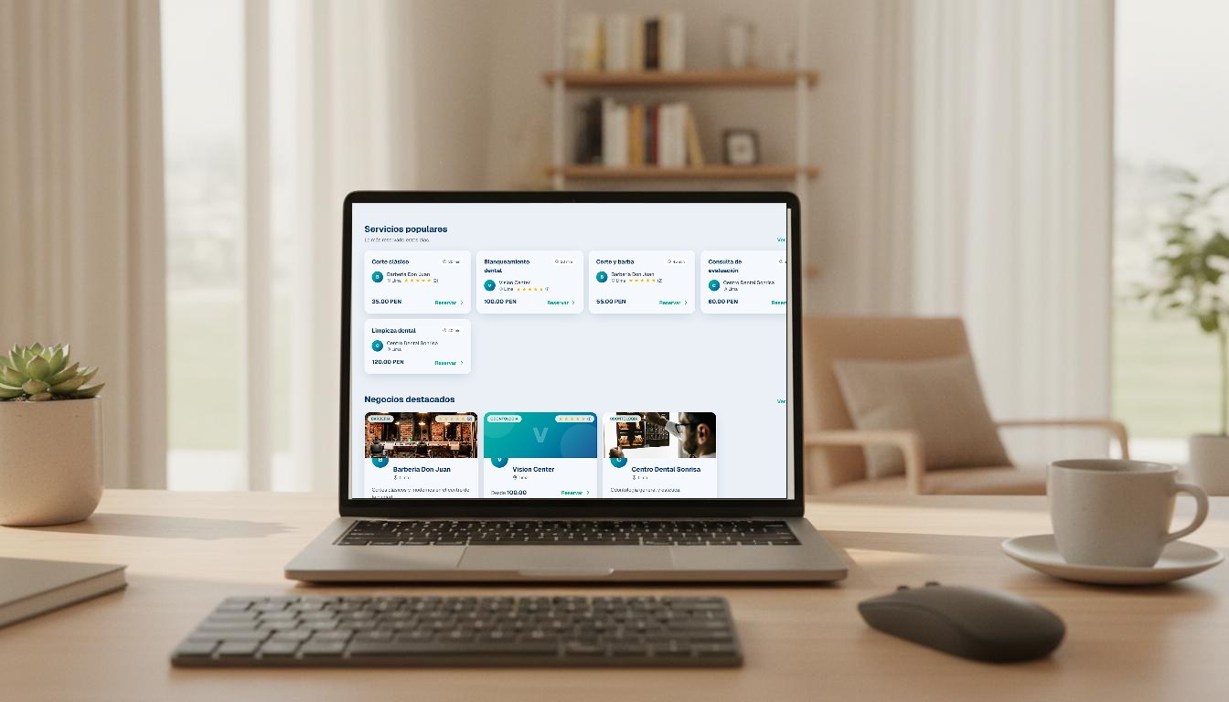 ONTURN, app móvil de reservas con calendario y pagos digitales