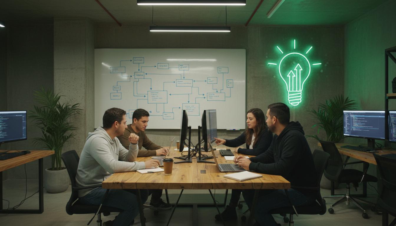 Colaboración en equipo de diseño y desarrollo